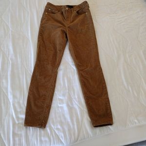 Gap, corduroy brown legging